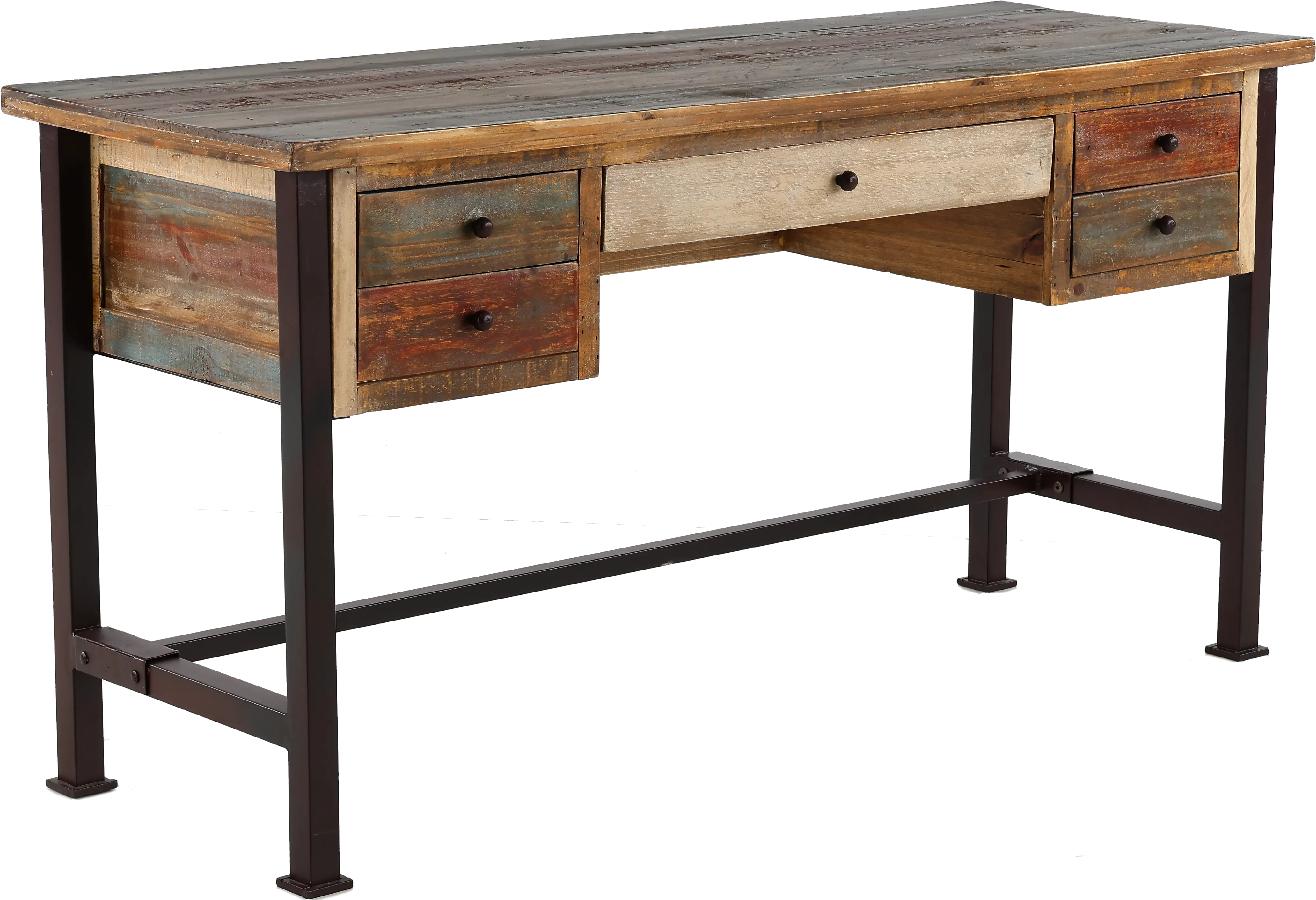 Antique Brown Office Desk-2