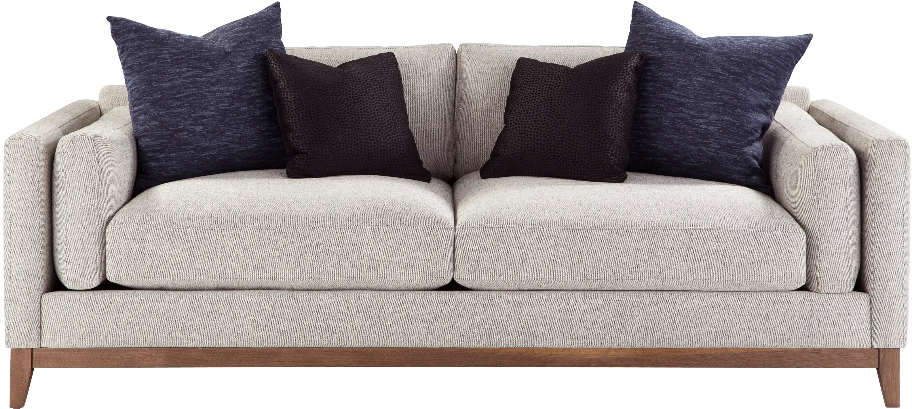 Kelsey Mid Century Modern Stone Gray Sofa-1