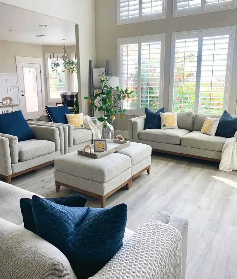 Kelsey Mid Century Modern Stone Gray Sofa-3