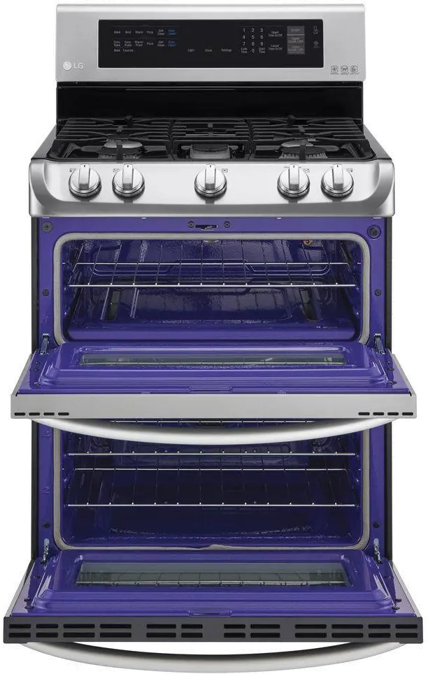 LDG4313ST LG 6.9 cu ft Double Oven Gas Range - Stainless Steel-5