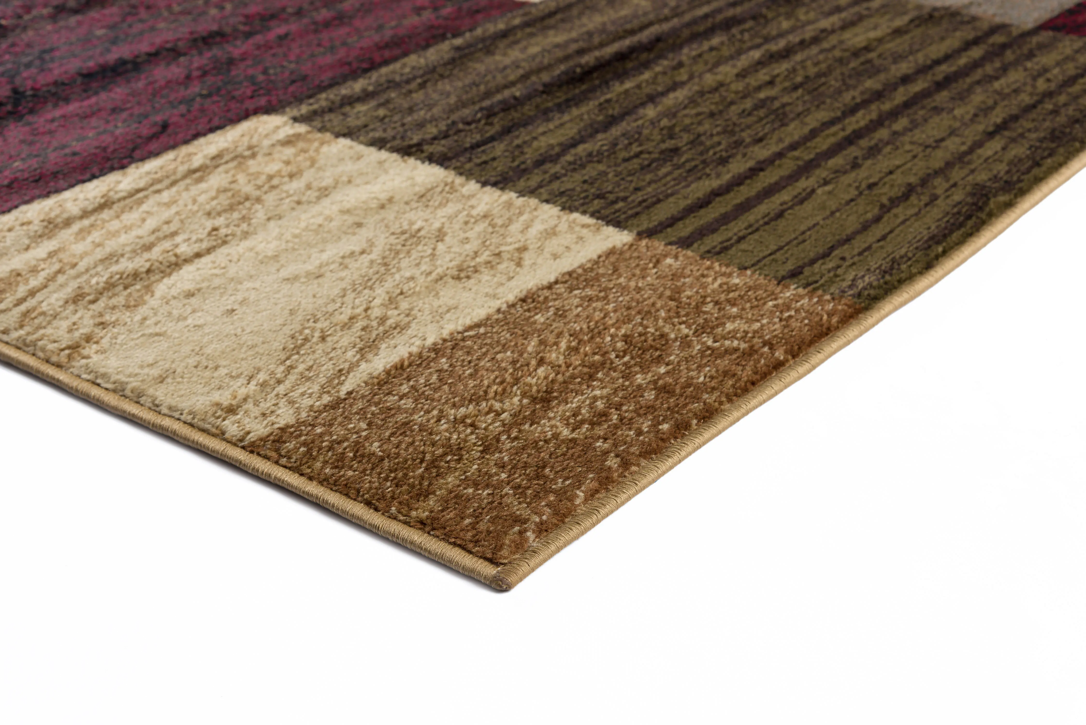 ELG5210SET3 3 Piece Set Brown, Red, and Green Area Rug - Elegance-4