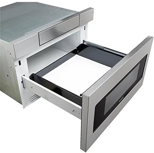 SMD3070ASY Sharp 30  Microwave Drawer - 1.2 cu. ft. Stainless Steel-1