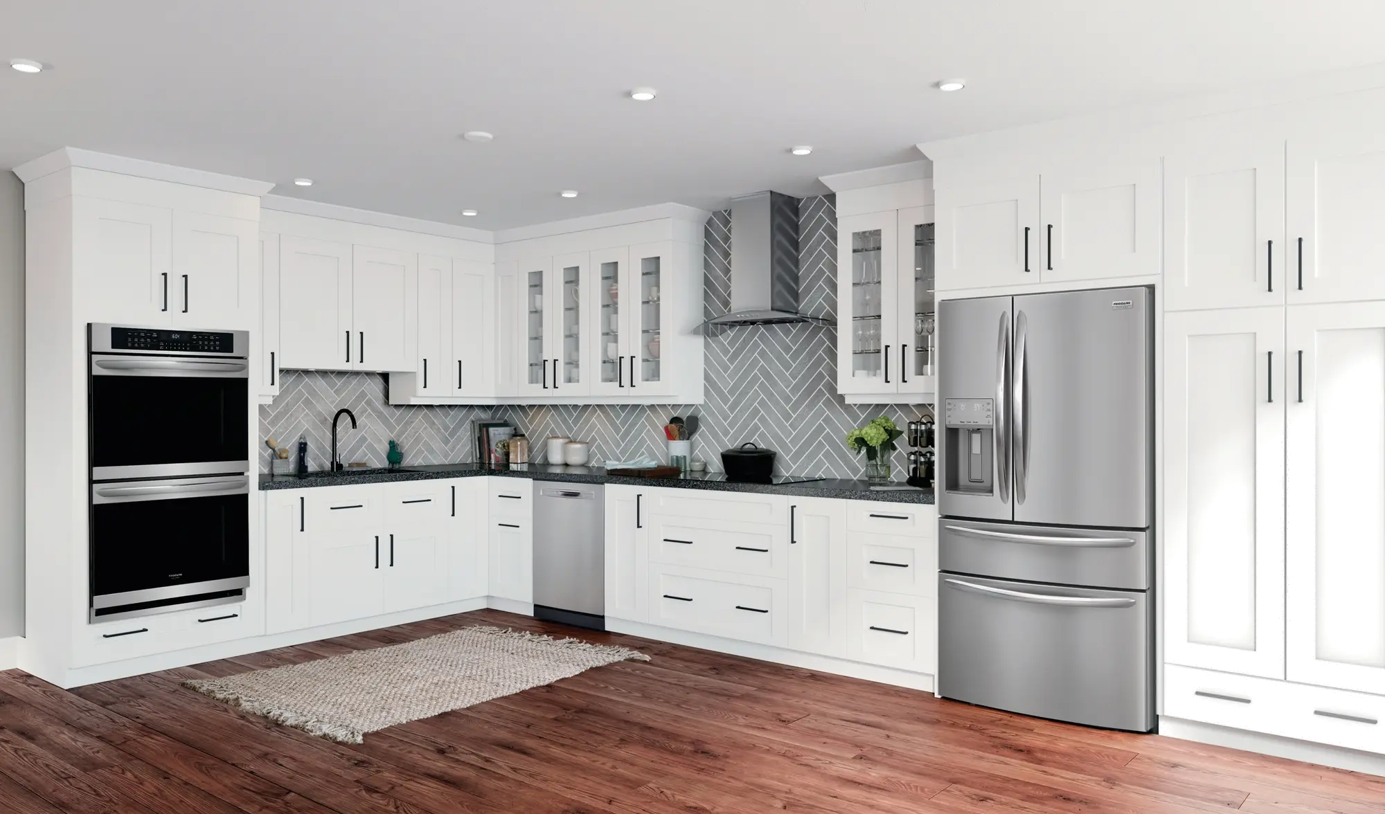 FHWC3060LS Frigidaire 30 Inch Glass Canopy Wall Mount Hood - Stainless Steel-3