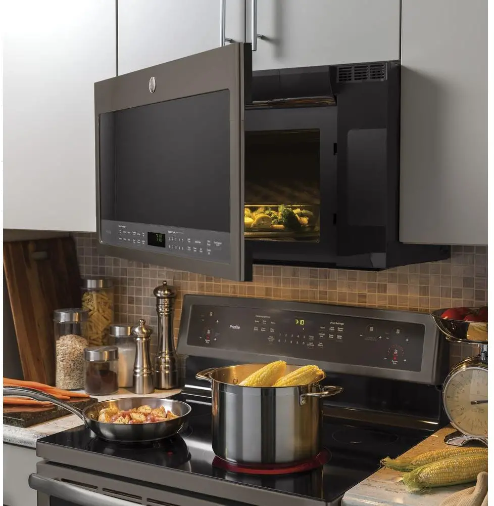 PVM9005EJES GE Profile Over the Range Microwave - 2.1 Cu. Ft. Slate-2