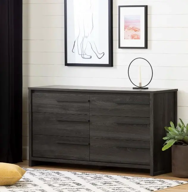 9025010 Tao Gray Oak 6-Drawer Double Dresser - South Shore-2