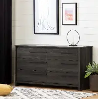 9025010 Tao Gray Oak 6-Drawer Double Dresser - South Shore
