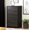 9025035 Tao Gray Oak 5-Drawer Chest - South Shore