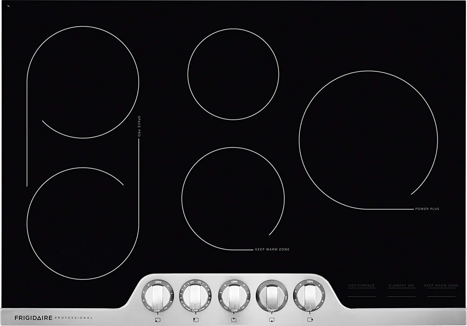 FPEC3077RF Frigidaire Professional 30 Inch Smoothtop Electric Cooktop - Stainless Steel-1