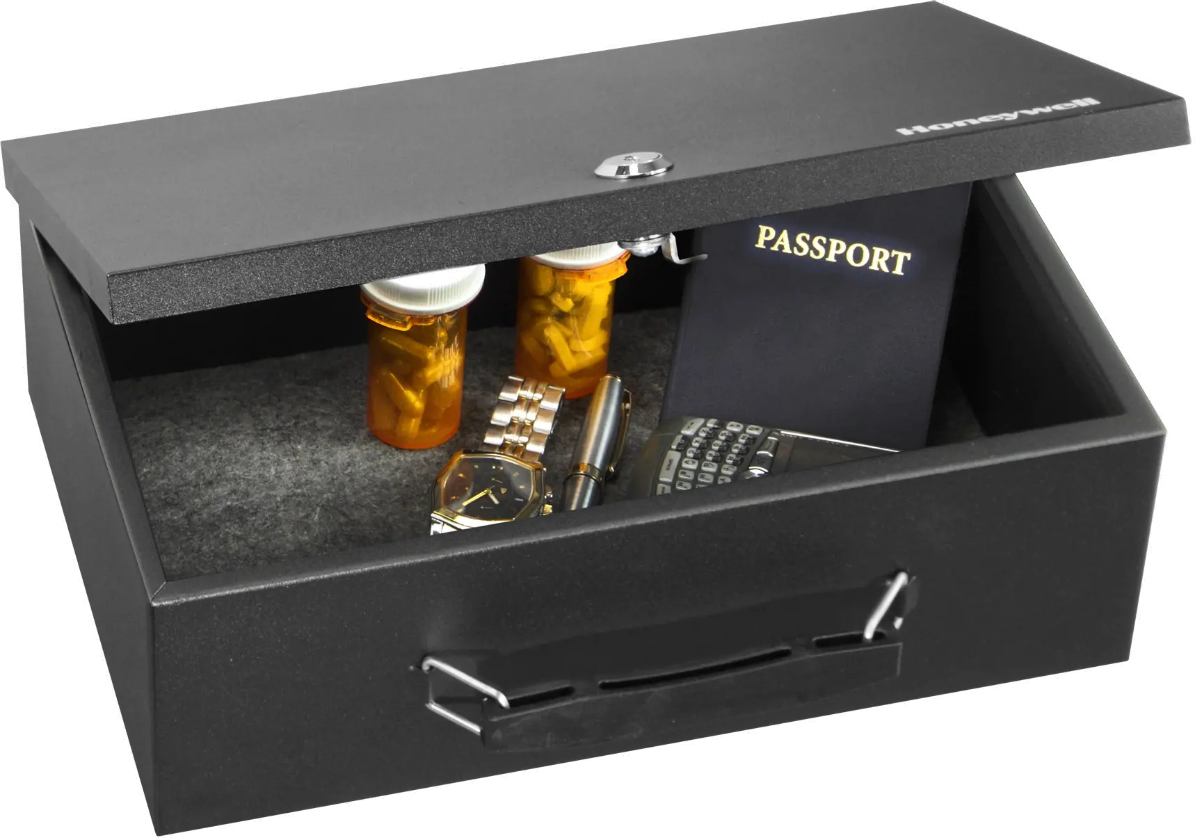 6104 Honeywell 6104 Fire Resistant Security Lock Box-2