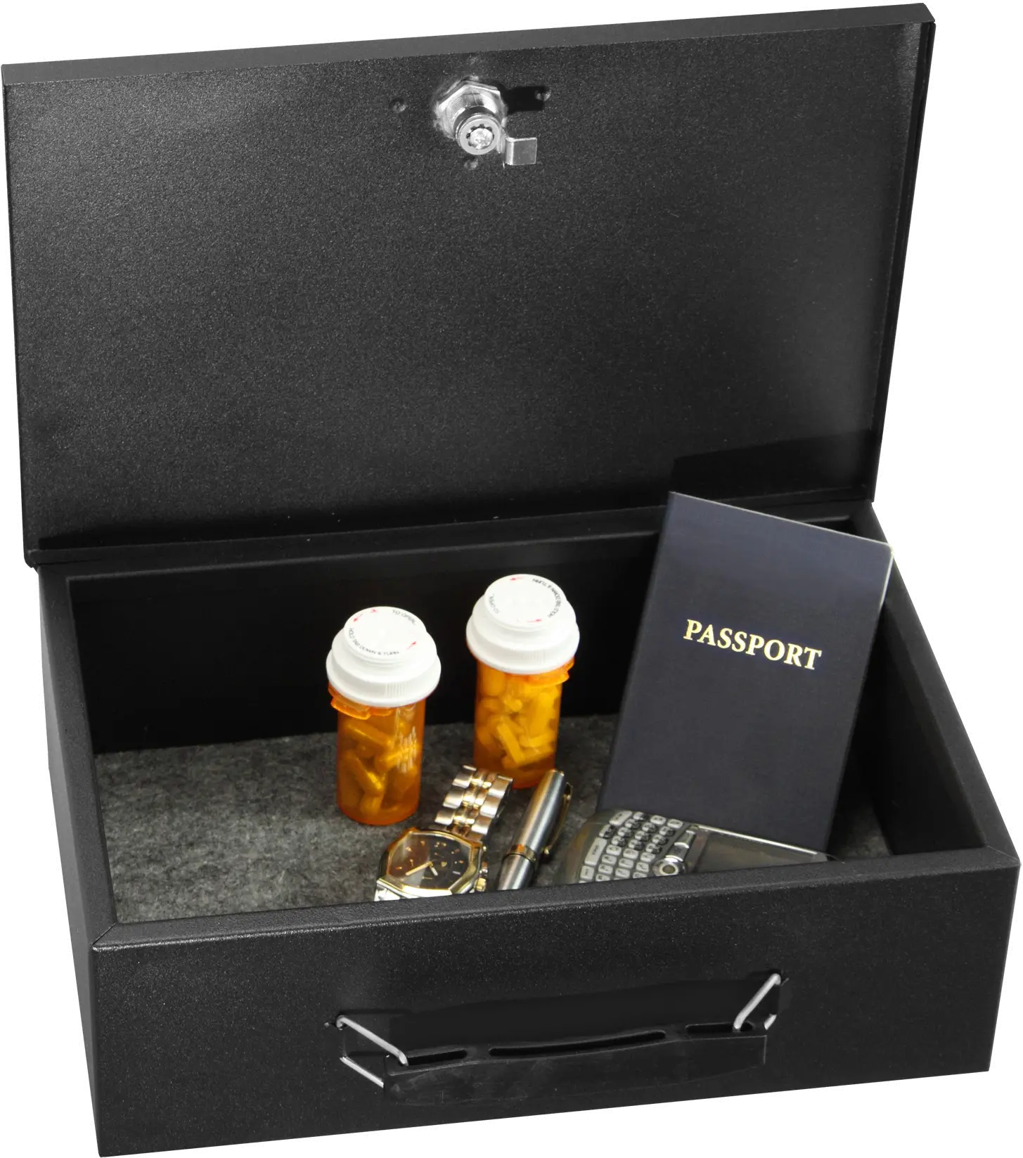 6104 Honeywell 6104 Fire Resistant Security Lock Box-3