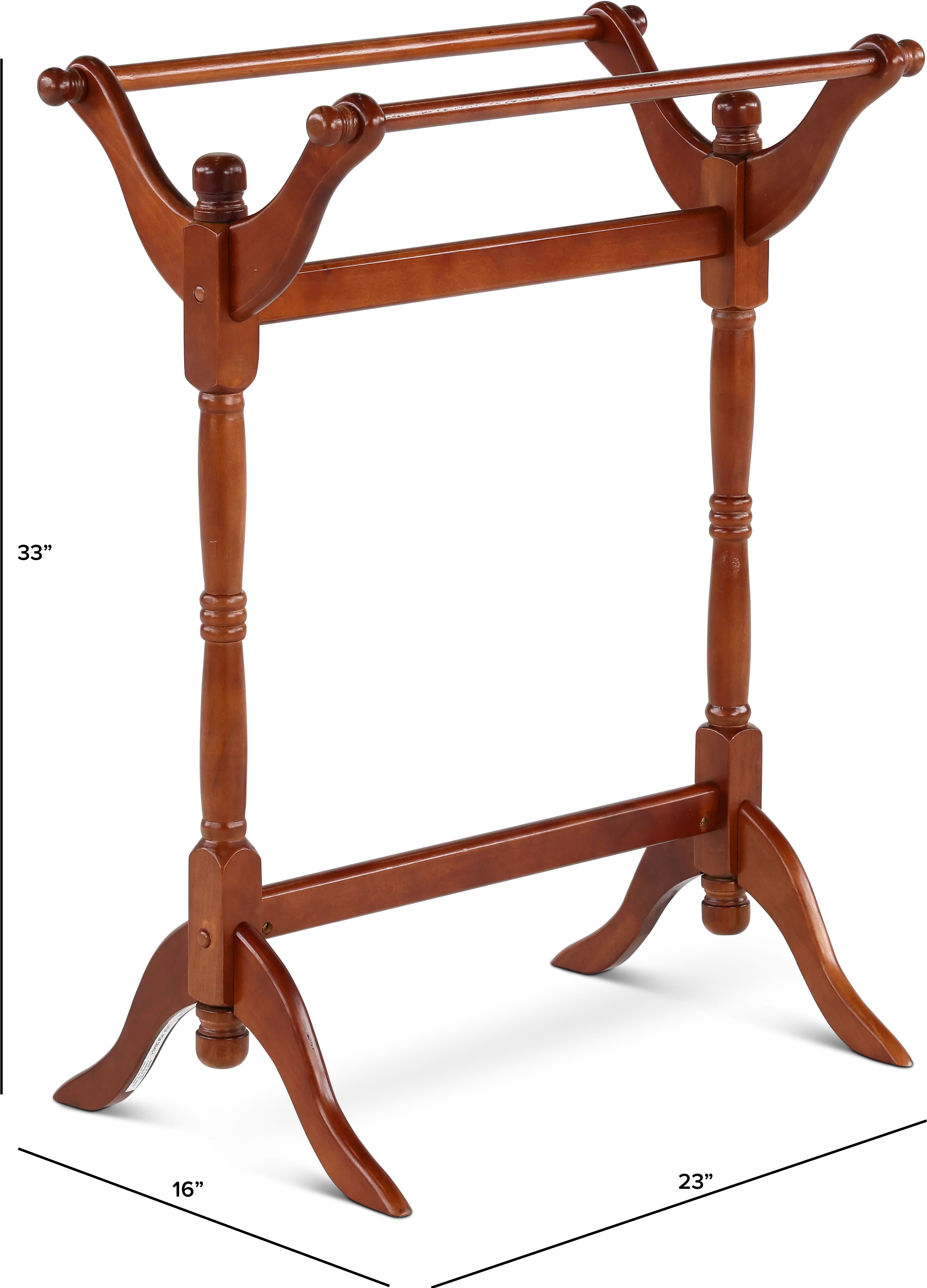 Traditional Heirloom Cherry Blanket Rack-3