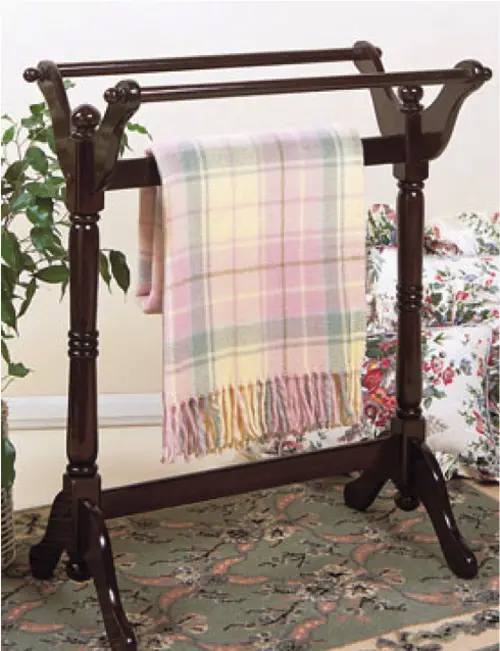 Traditional Heirloom Cherry Blanket Rack-2