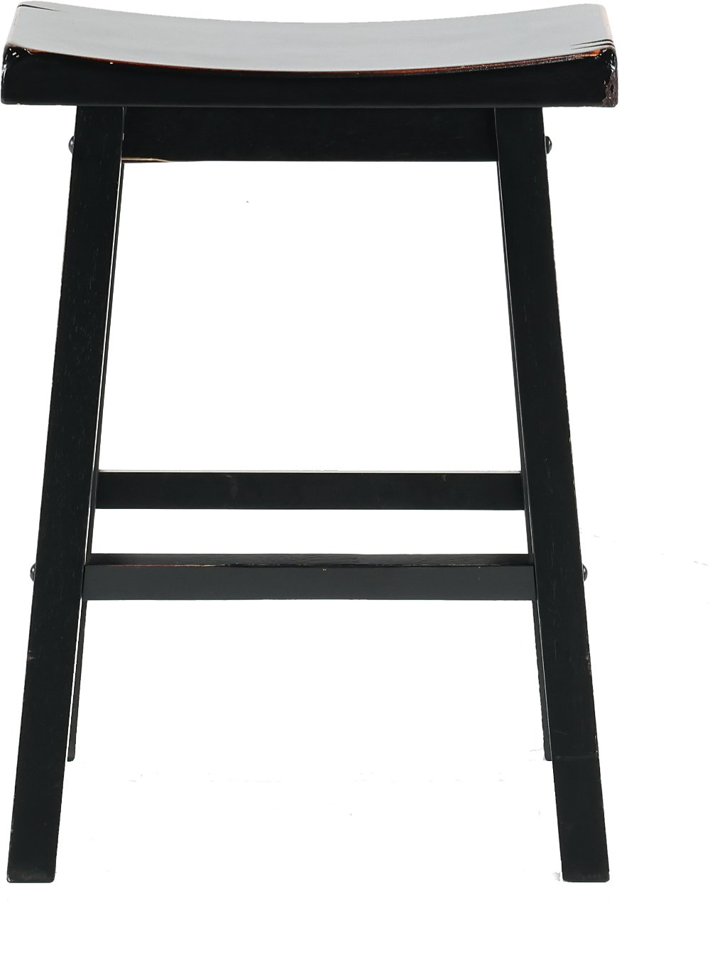 Saddle Black Counter Height Stool
