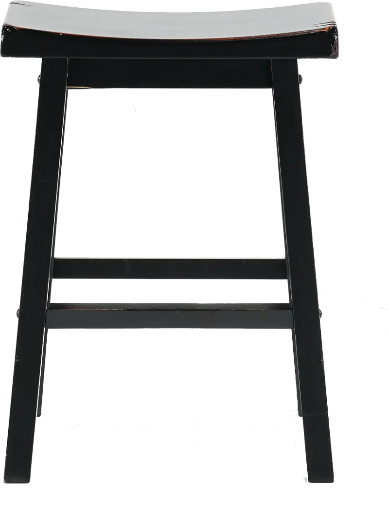 Saddle Black Counter Height Stool