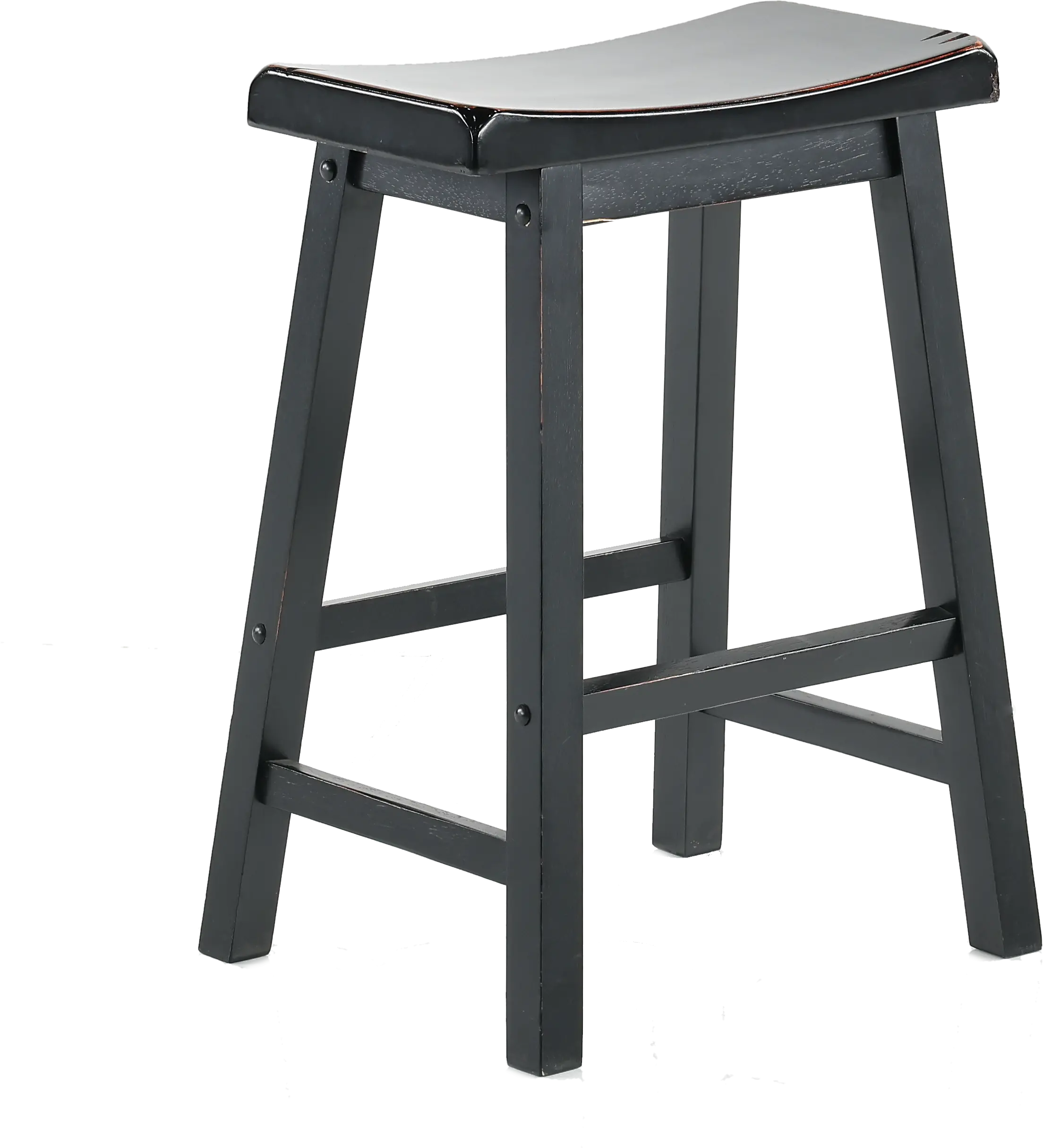 Saddle Black Counter Height Stool-3